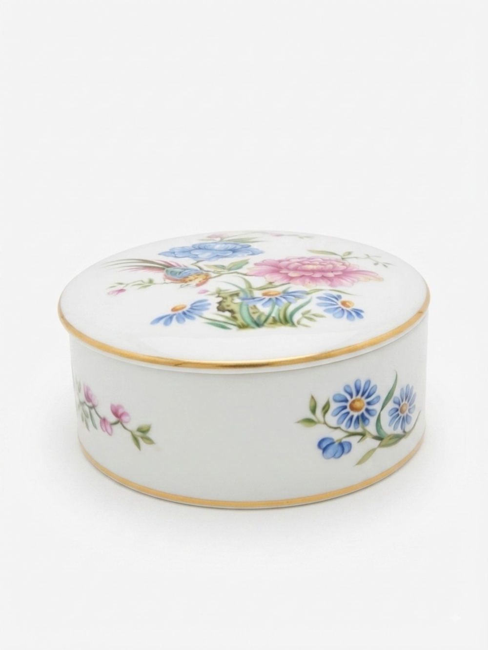 Spode "Oriental Bird" Fine Bone China Lidded Trinket Box Made in England F1429-E